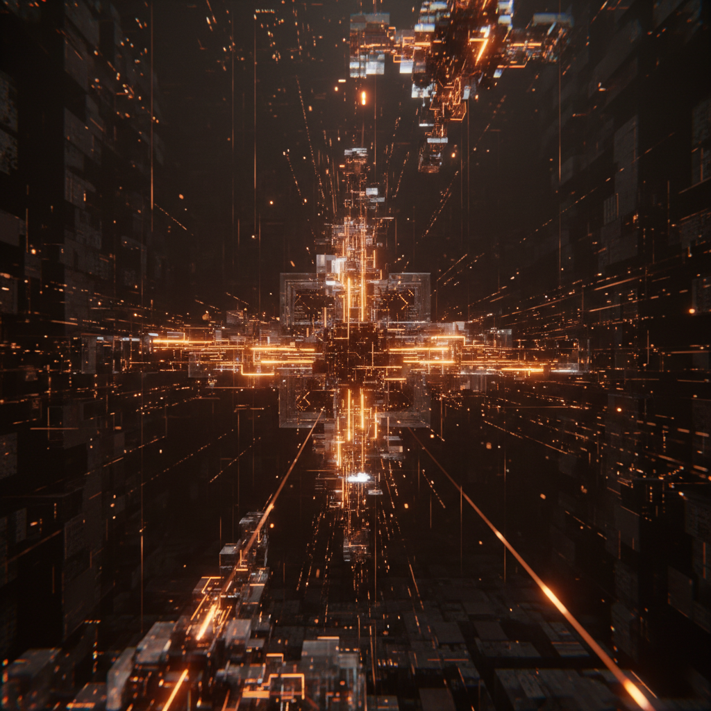 Digital cryptographic lock and glowing circuit lines experiencing zero-knowledge app downtime