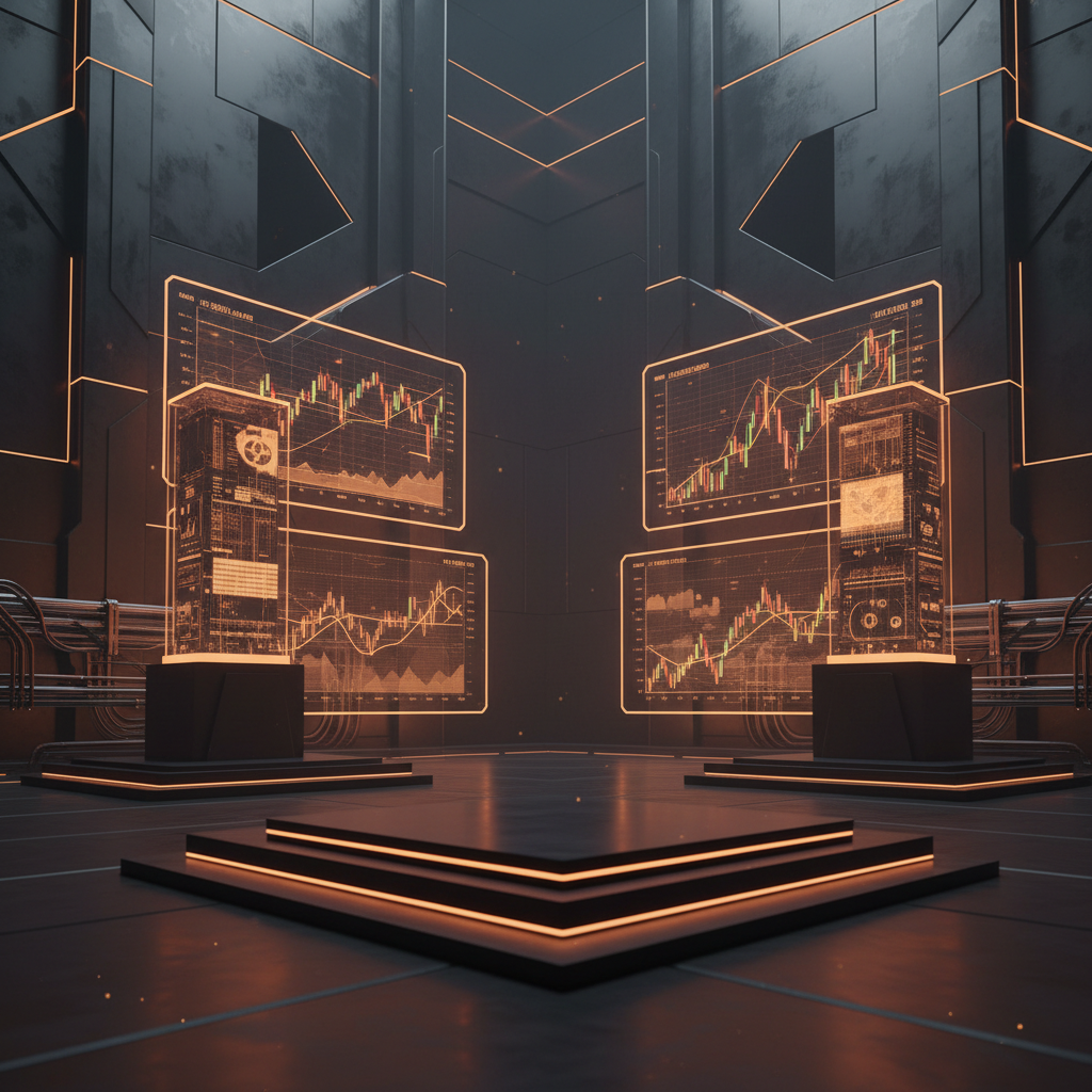 Digital vault with glowing currency symbols representing central bank Bitcoin reserve analysis.