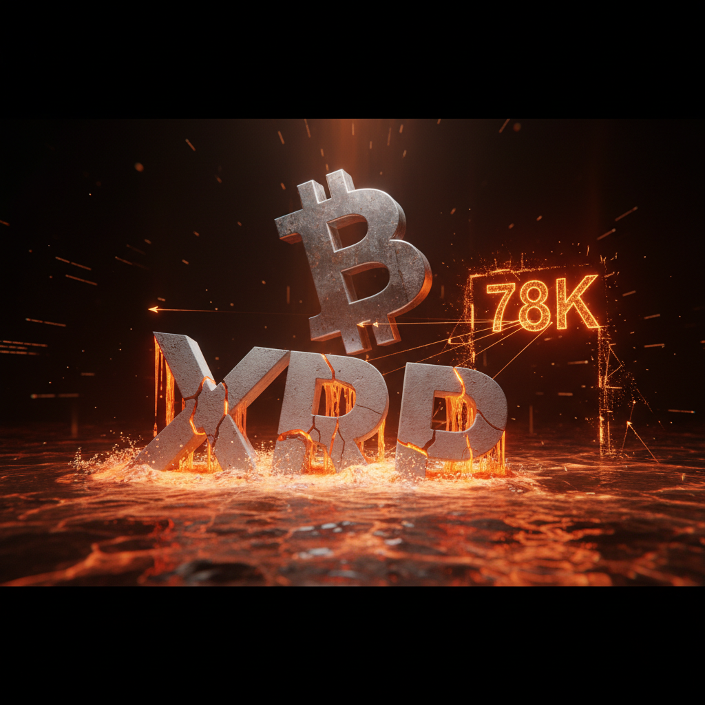 XRP Dips Below Crucial Support, BTC Slides Toward $78K: Market Watch