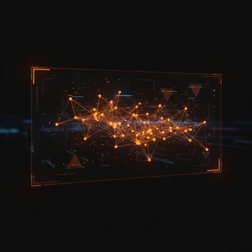 Cybersecurity network visualization highlighting the newly reached TRM Labs valuation milestone