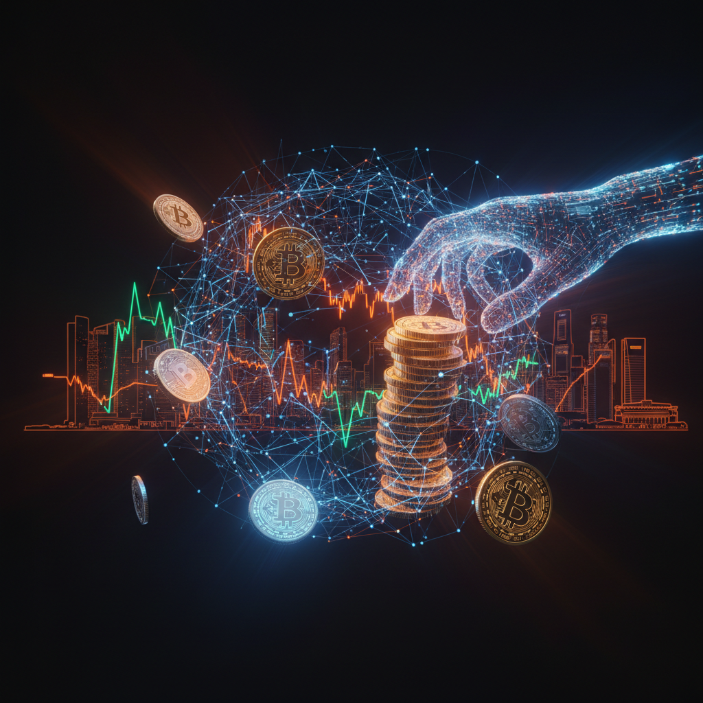 Cryptocurrency security graphic showing digital chains representing the Malone Lam crypto theft case
