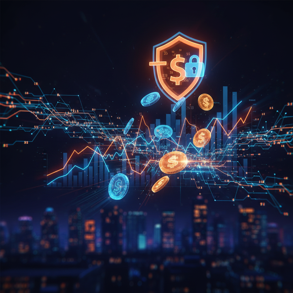 Digital padlock locking cryptocurrency addresses linked to the Xinbi scam marketplace investigation