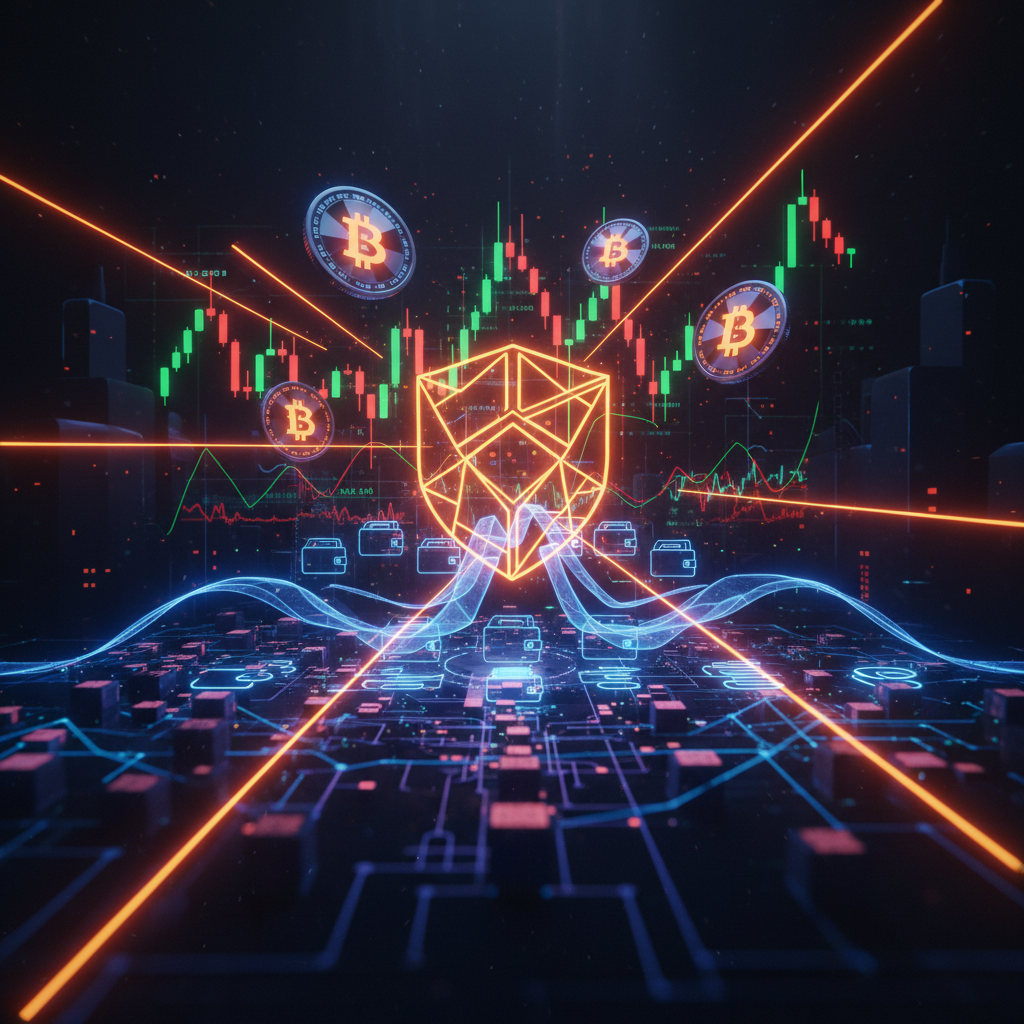 Secured digital hardware interface representing new crypto wallet reporting rules and compliance monitoring.
