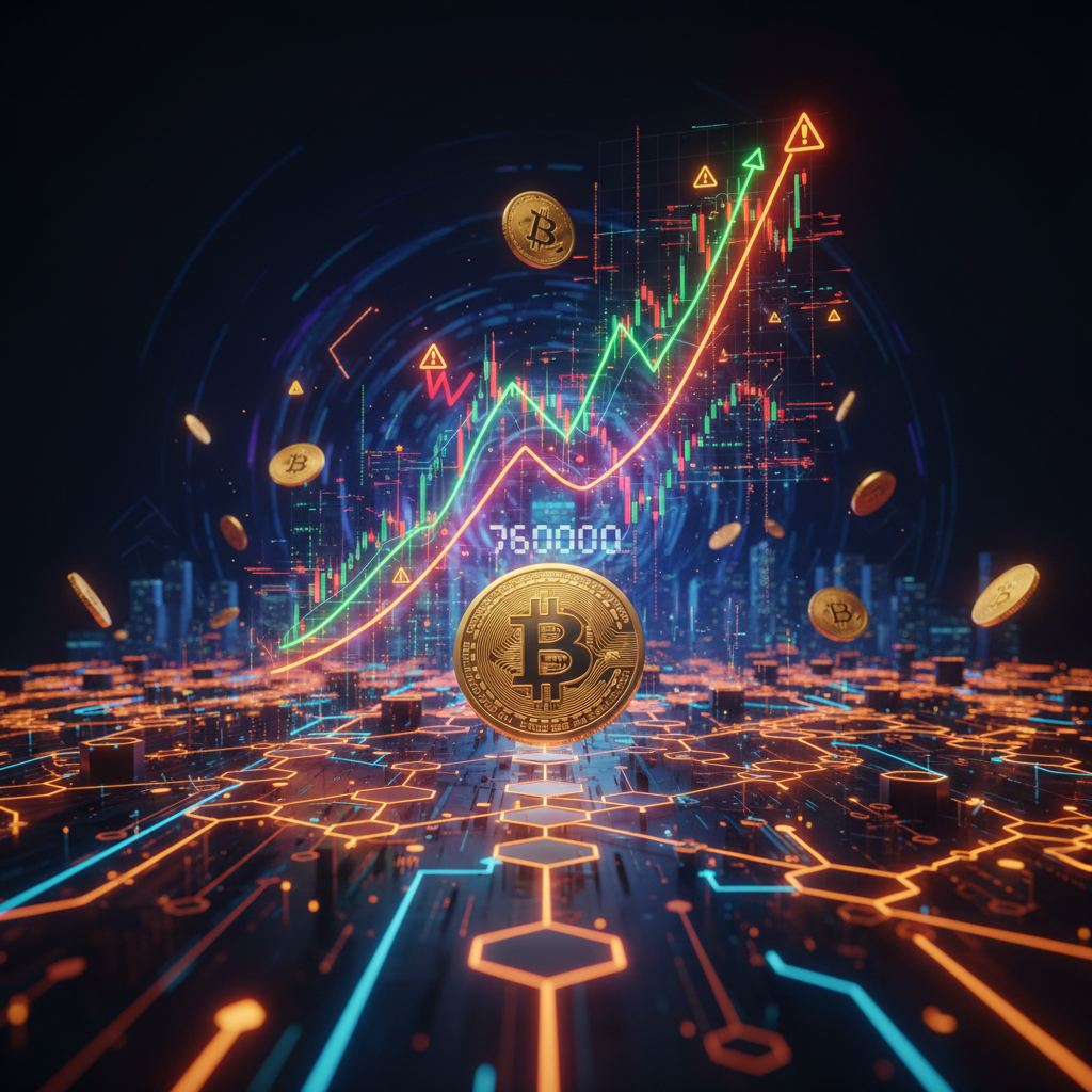 Macro trading terminal monitoring market price resistance and weakening Bitcoin demand signals