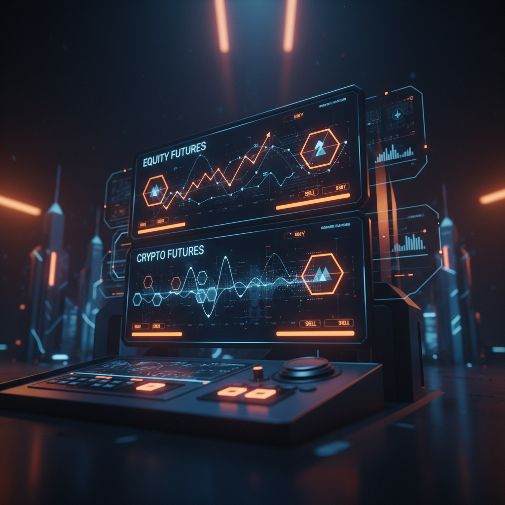 Trading screen demonstrating single-stock futures approval regulatory milestone for crypto platforms.