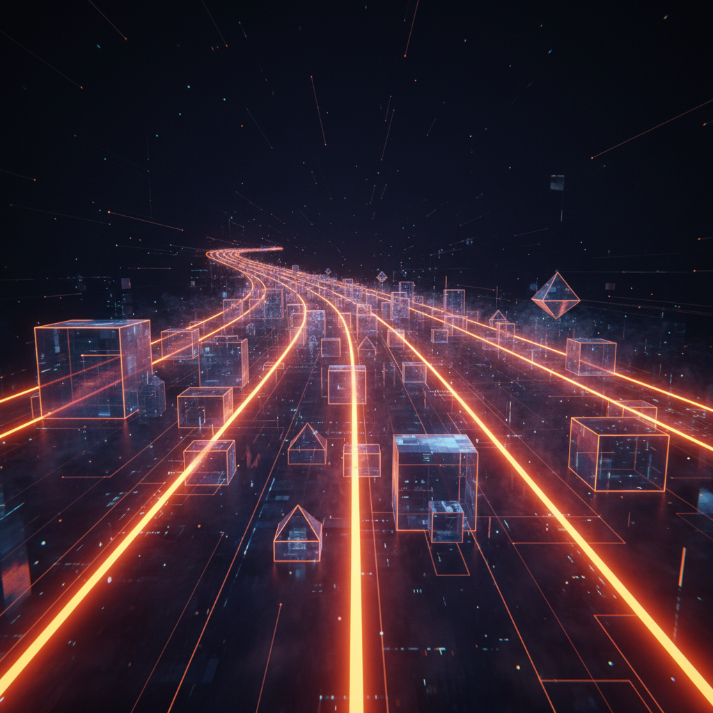 Illuminated node network showing the deployment of Stellar Protocol 28 on a dark digital background.