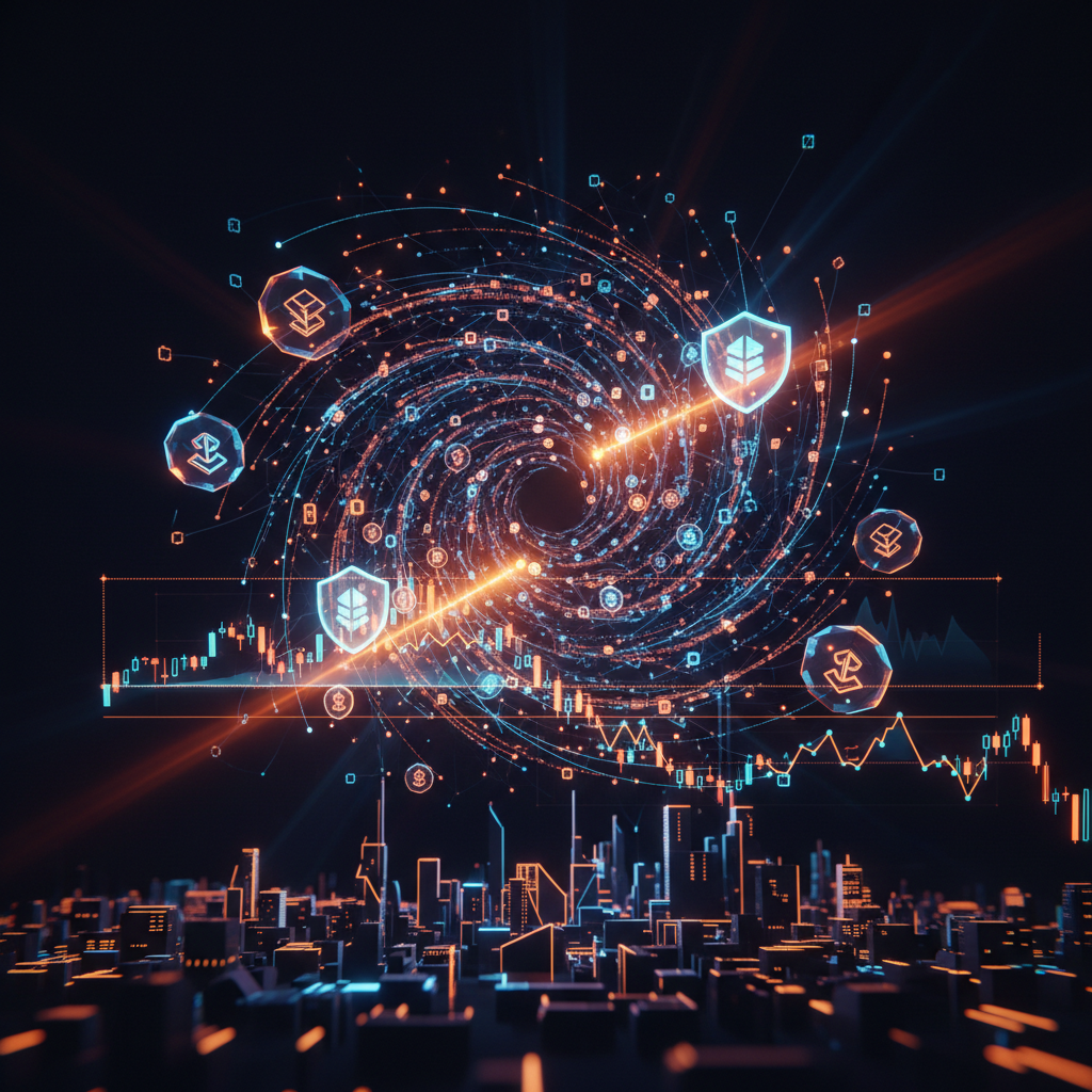 Crypto market terminal showcasing Zoomex copy trading user interface and risk buffer features