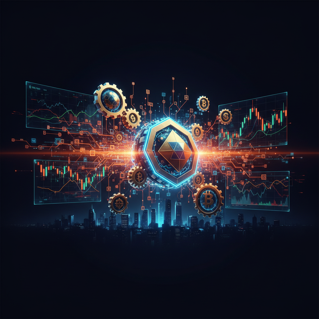 Digital trading terminal illustrating the launch of Binance FX perpetuals.