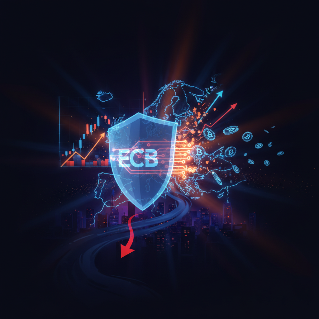 A European regulatory boardroom highlighting the ECB Binance EU entry policy clash
