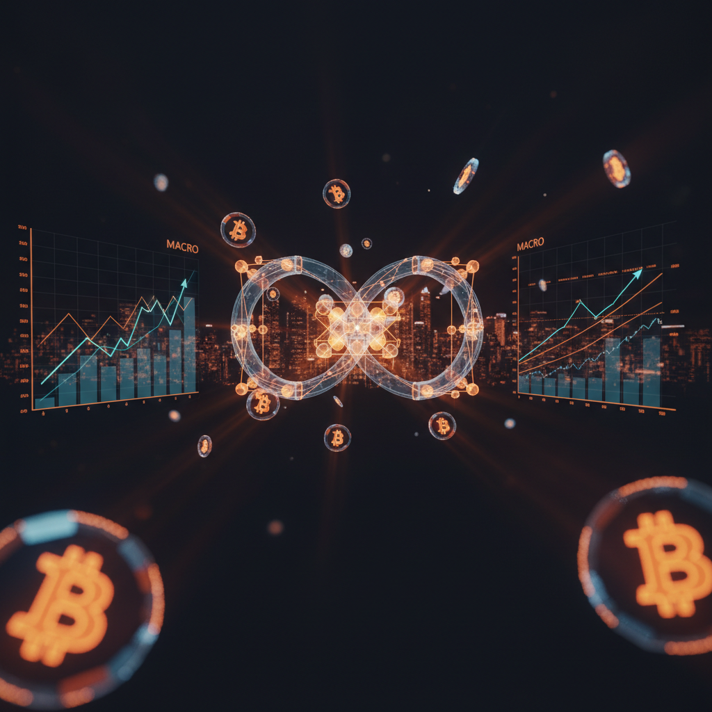 Trading charts on digital screens displaying crypto market sideways momentum and price trends