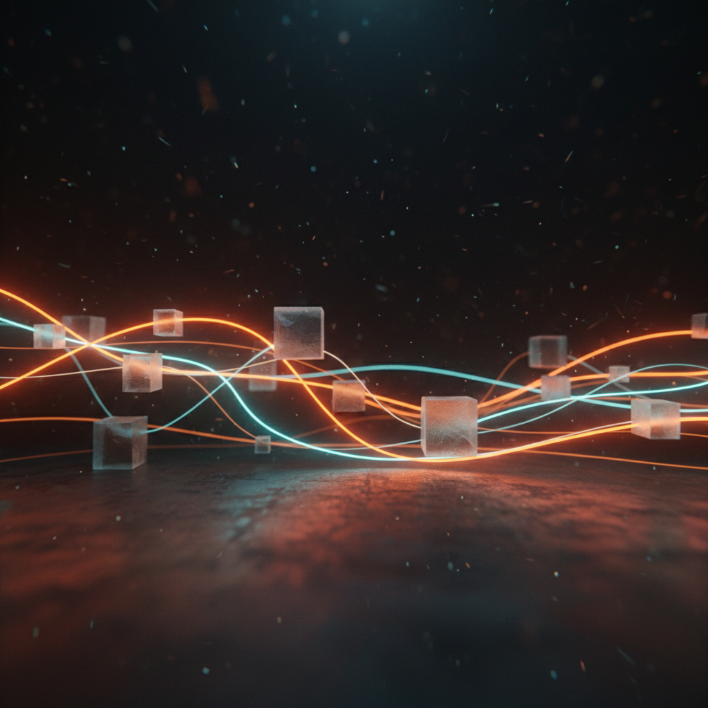 Forensic data tracking graphic representing prediction market rules with bright orange neon highlights.