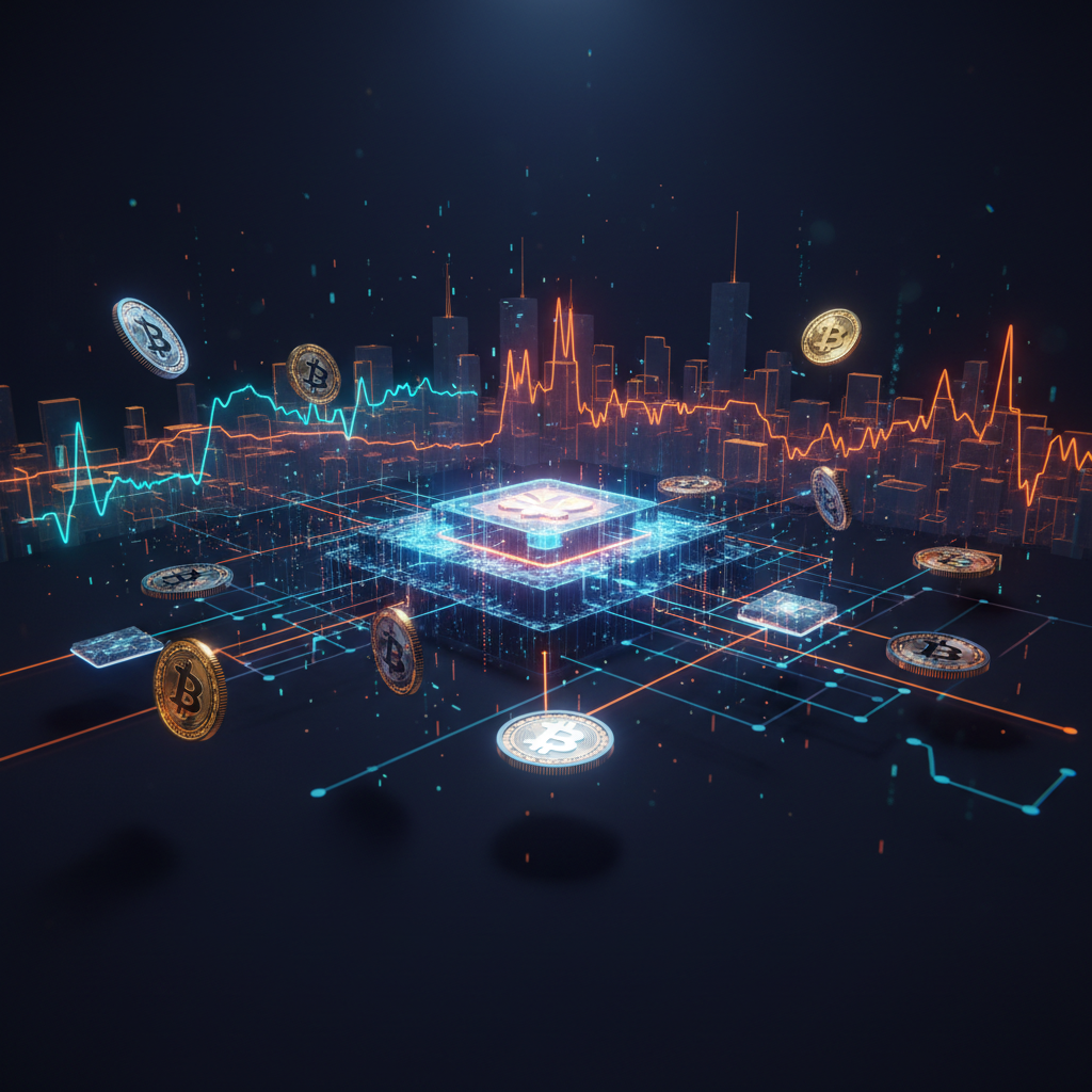 Global interbank network nodes facilitating tokenized deposit transfers across a dark matrix.