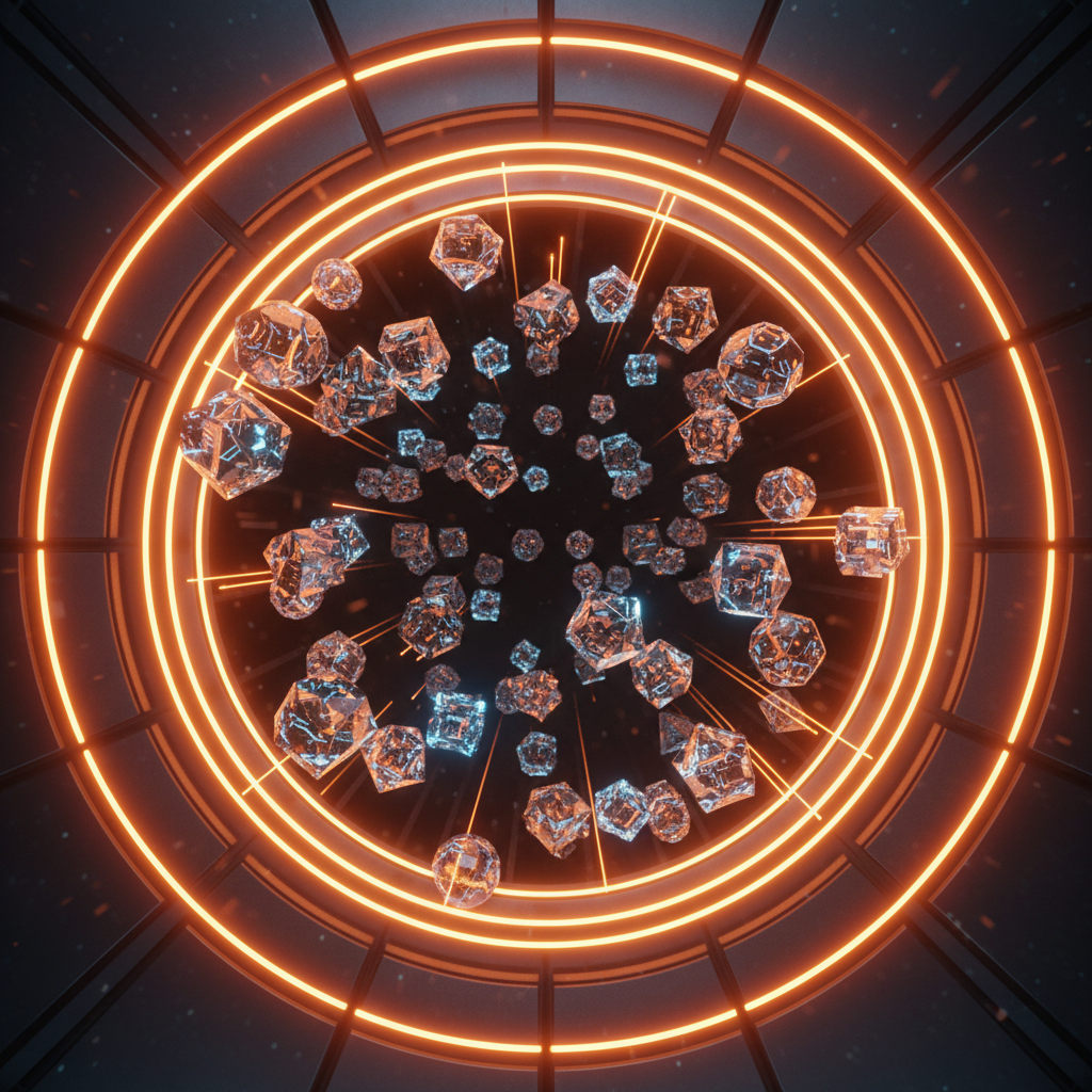 A conceptual digital vault glowing with orange lights highlighting rising Uniswap exchange reserves.