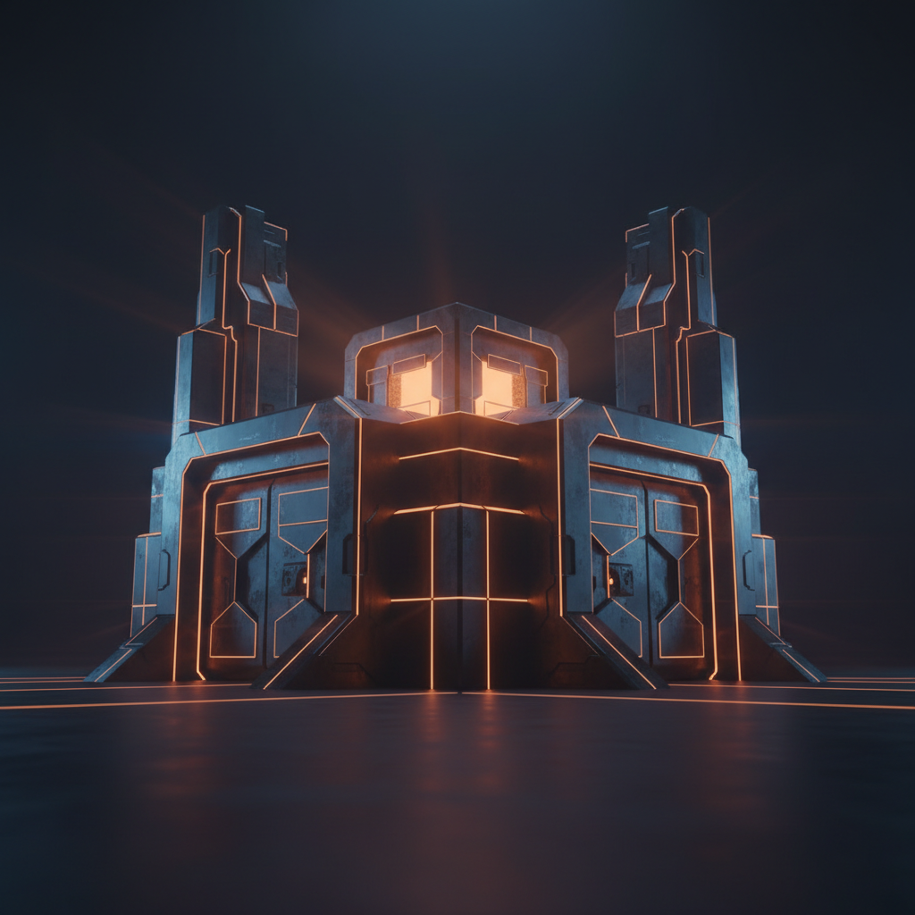Digital architectural structures illustrating the Michael Saylor Bitcoin vision for modern enterprise capital formation.