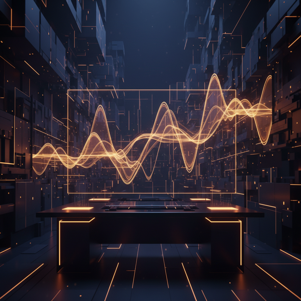 Glowing charts depicting the Citi Bitcoin price target with futuristic financial market visualizers