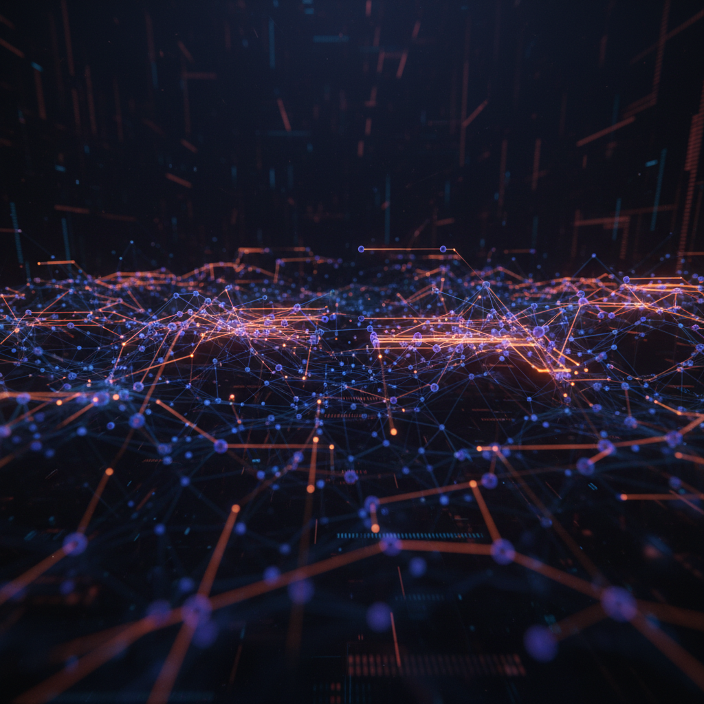 Digital Ethereum network nodes highlighting MetaMask validator exits during security update