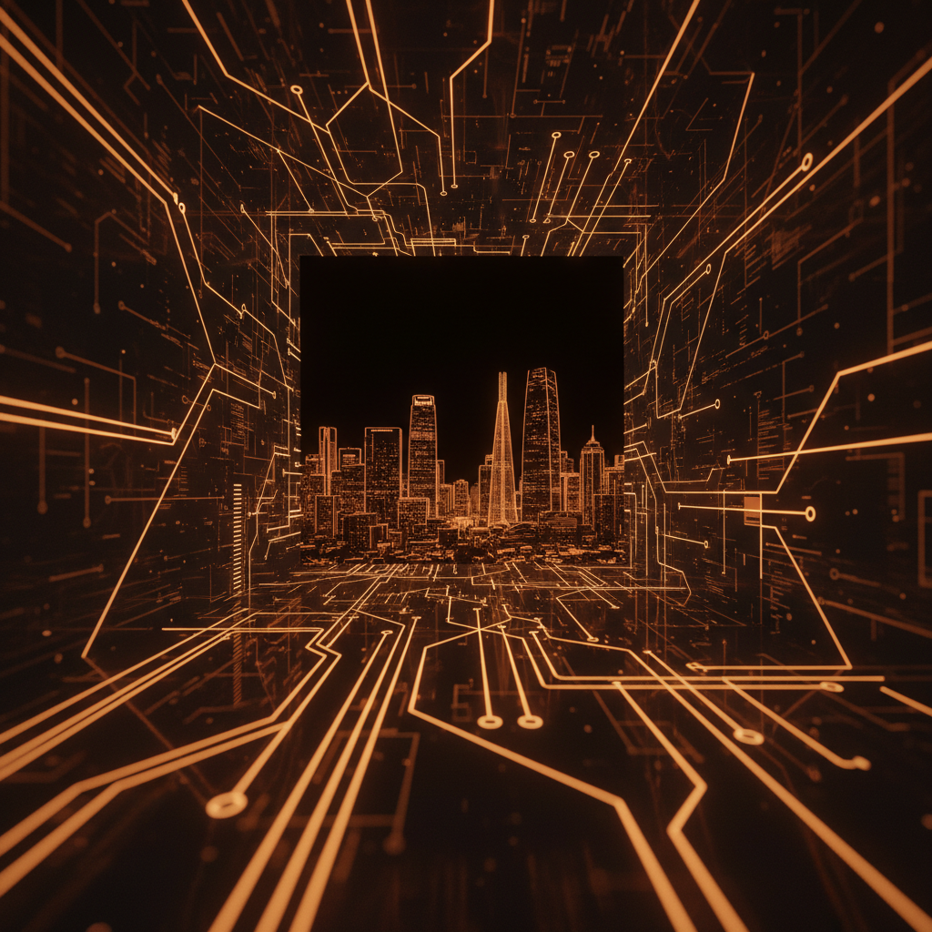 Statistical analytics depicting the South Korea crypto market slowdown on a dark digital display with orange neon accent