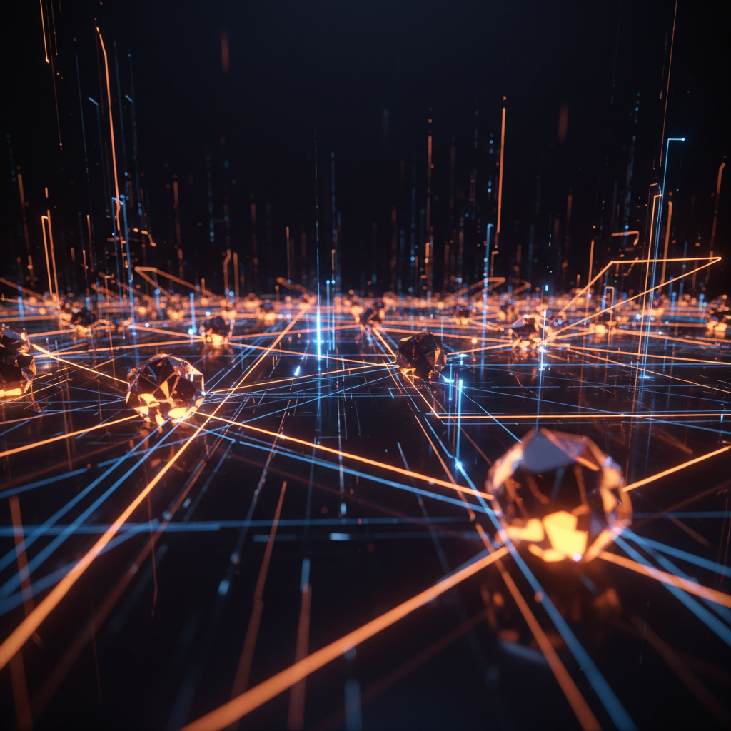 Autonomous AI agents processing XRP Ledger payments across a high-speed network.
