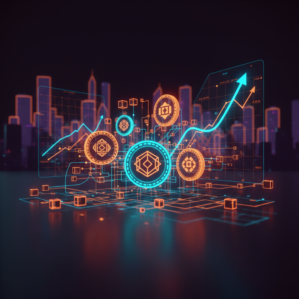 A formal courtroom setting illustrating the proposed CFTC spot crypto framework with digital elements.