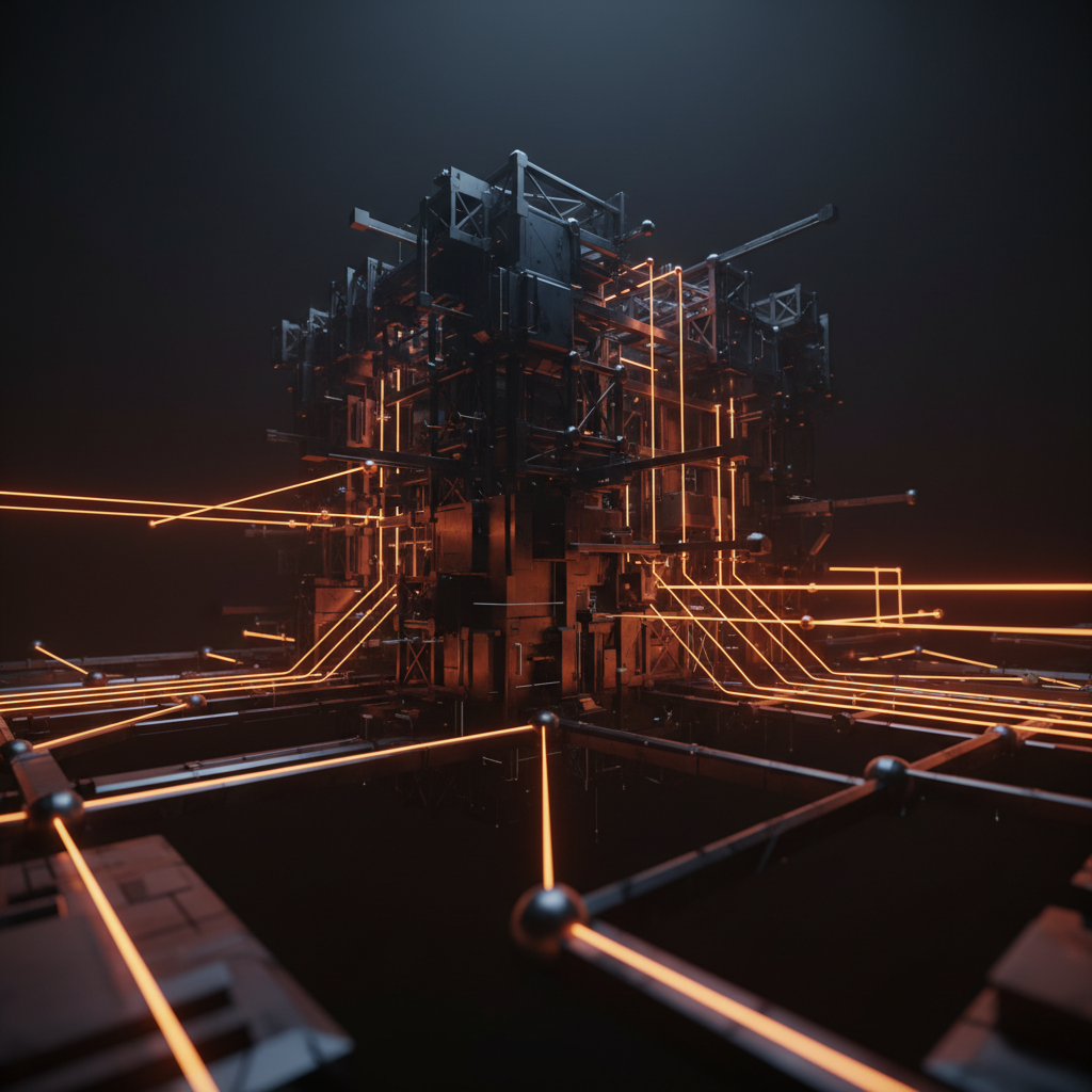 Glowing blockchain network vault illustrating the $5 million Anvil token purchase by venture funds.