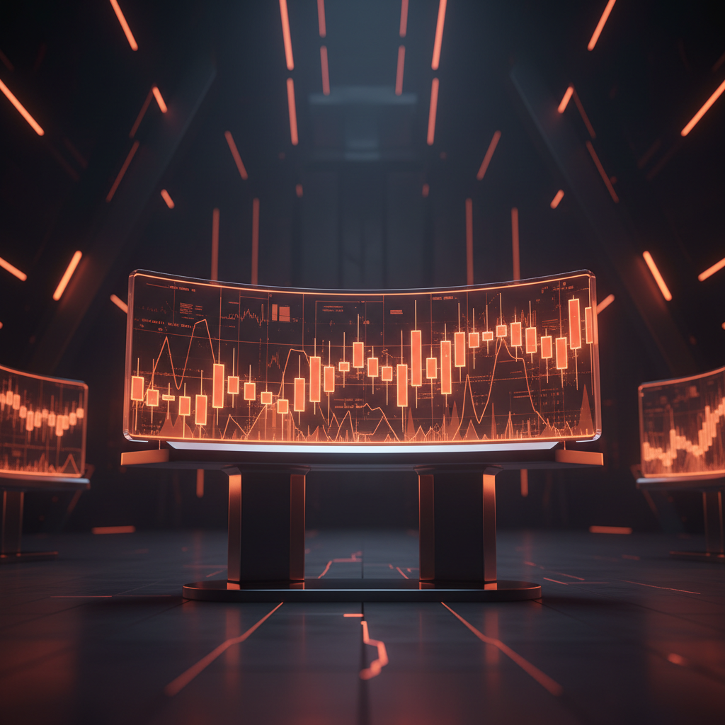 Trading screen displaying financial charts for the proposed spot Zcash ETF listing.