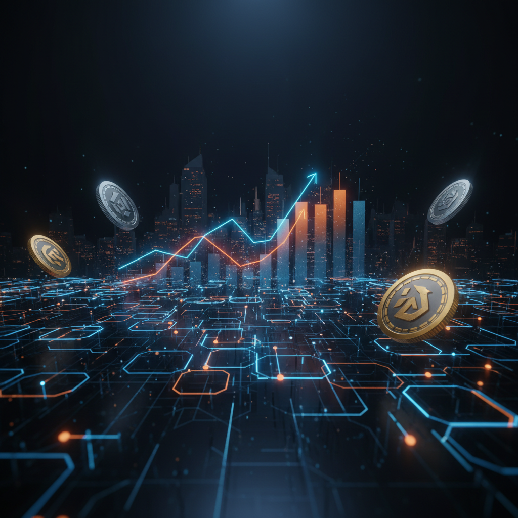 Digital network visualization representing Avalanche tokenized Treasuries and institutional asset settlement.