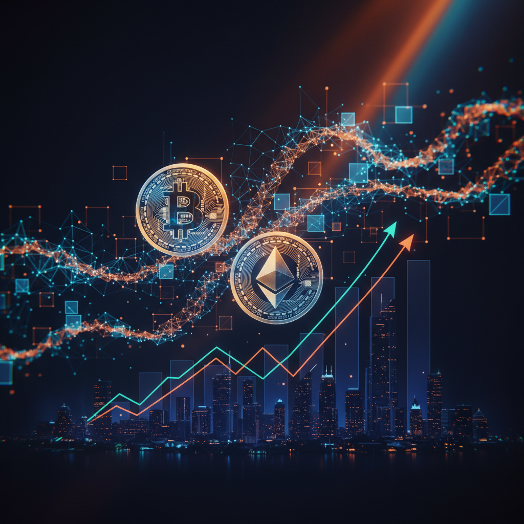 Trading floor monitors displaying digital assets under the newly approved Thai crypto ETF regulations