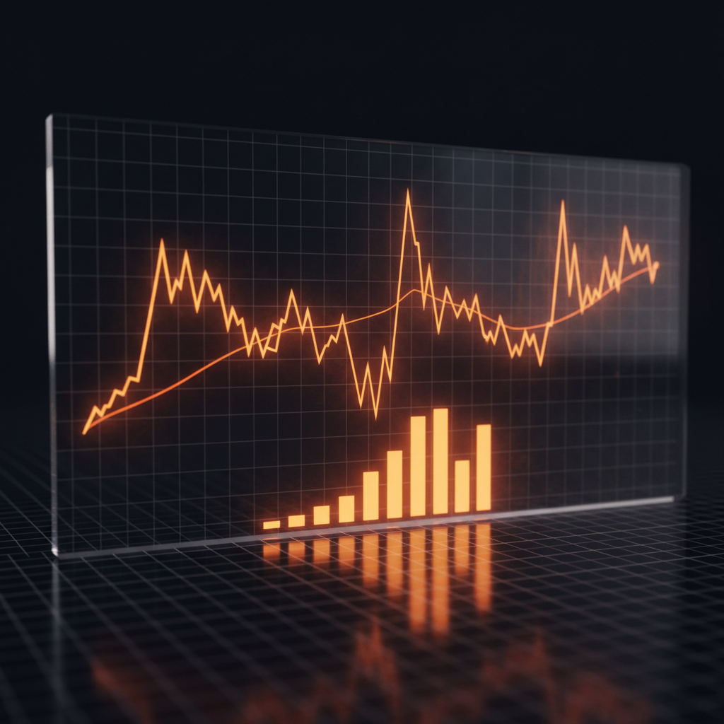 Bitcoin ETF outflows concept with digital metrics and market charts on dark screens.