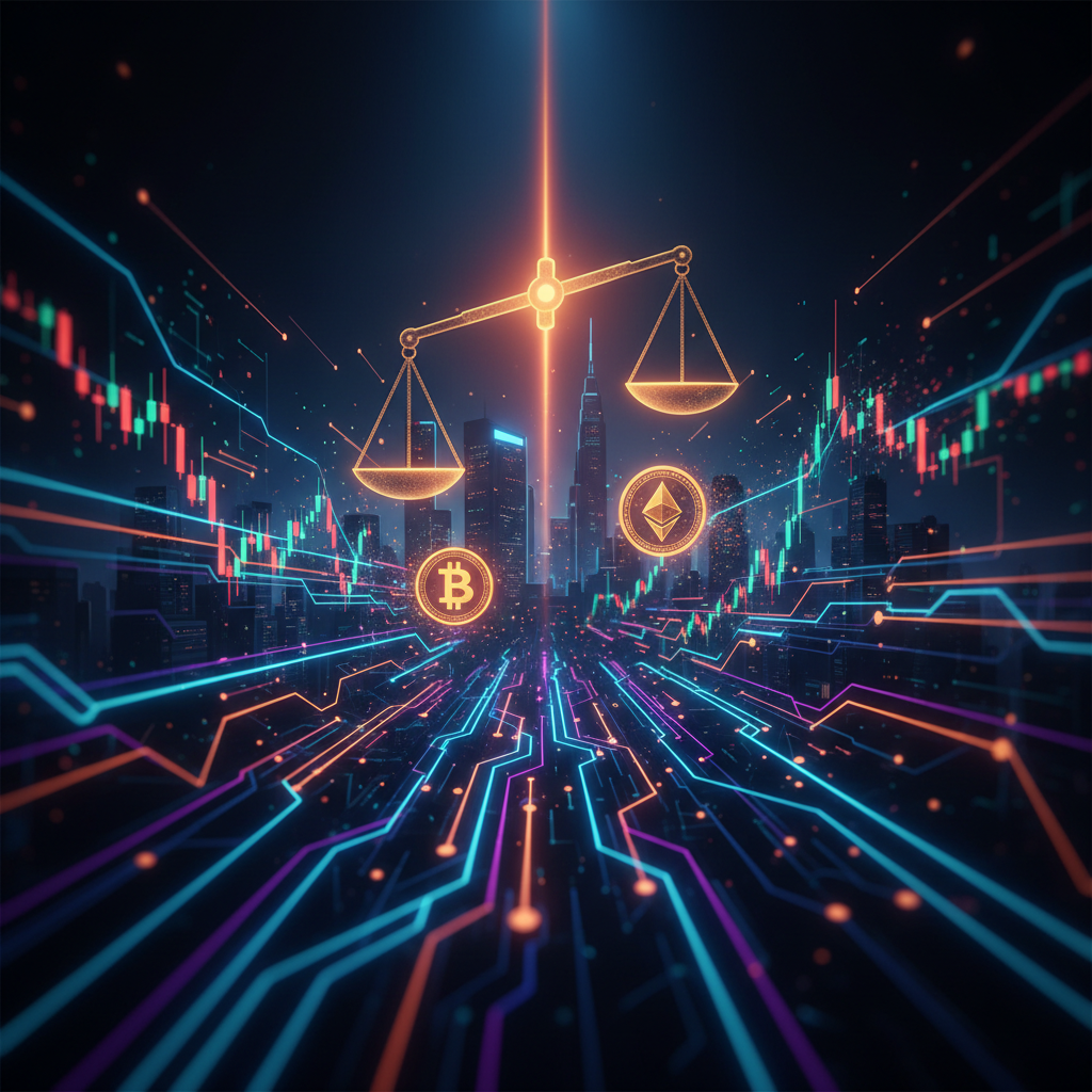 US Capitol building silhouette overlaid with digital charts referencing the Gillibrand crypto bill.