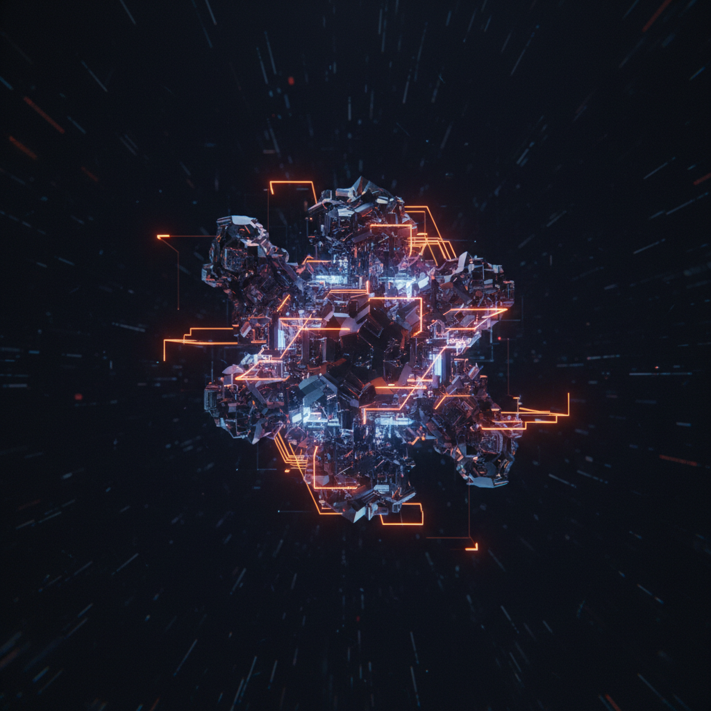 A glowing cryptographic node network illustrating Ethereum passkey security research.