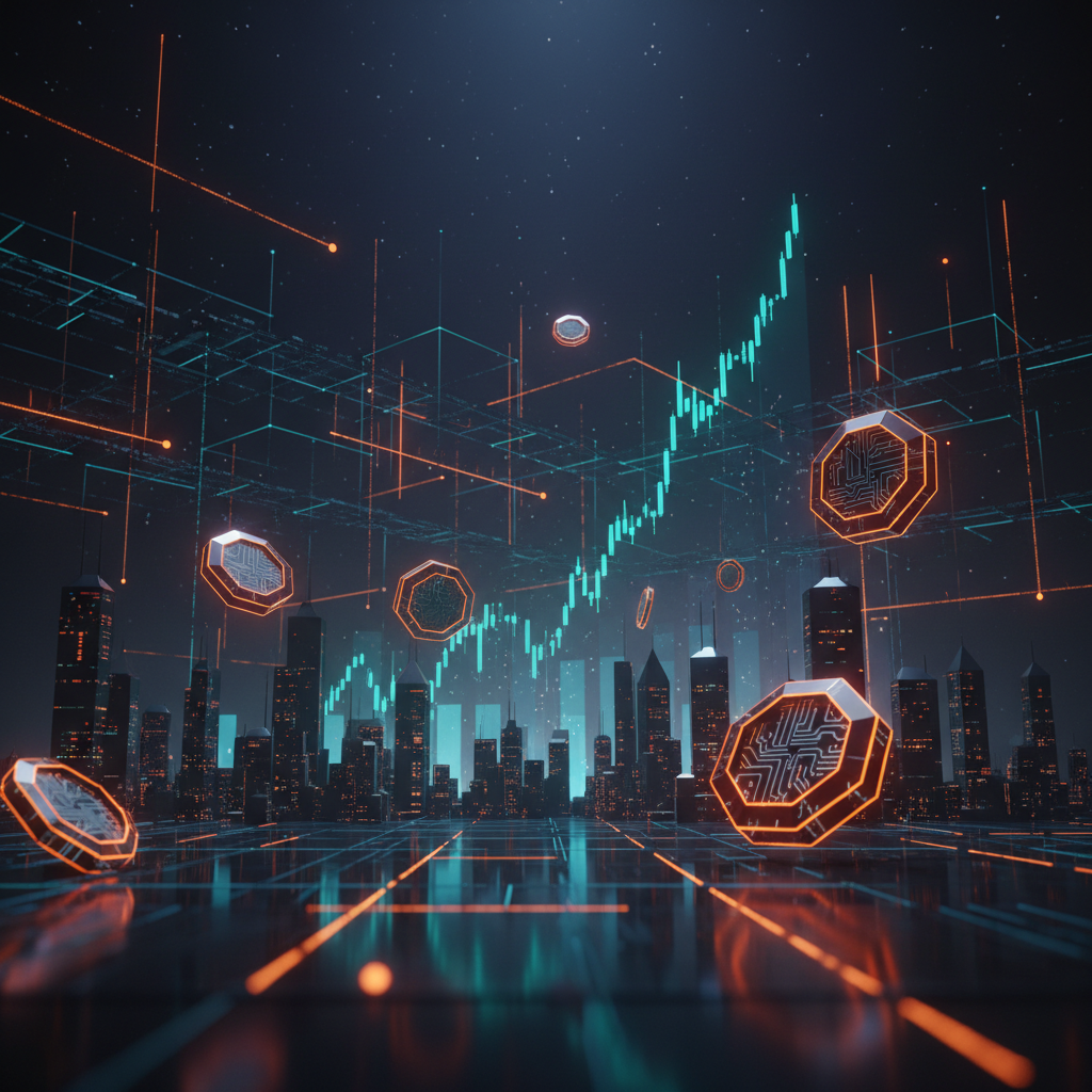 A digital regulatory vault scene illustrating the Treasury crypto wallet rule policy debate.