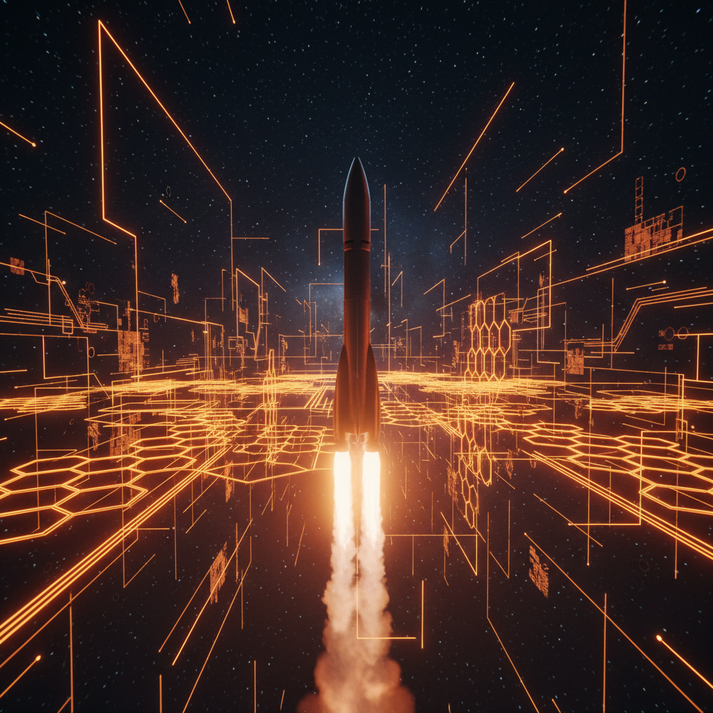 Aerospace equity launch visualization highlighting the ambitious Elon Musk SpaceX pledge.