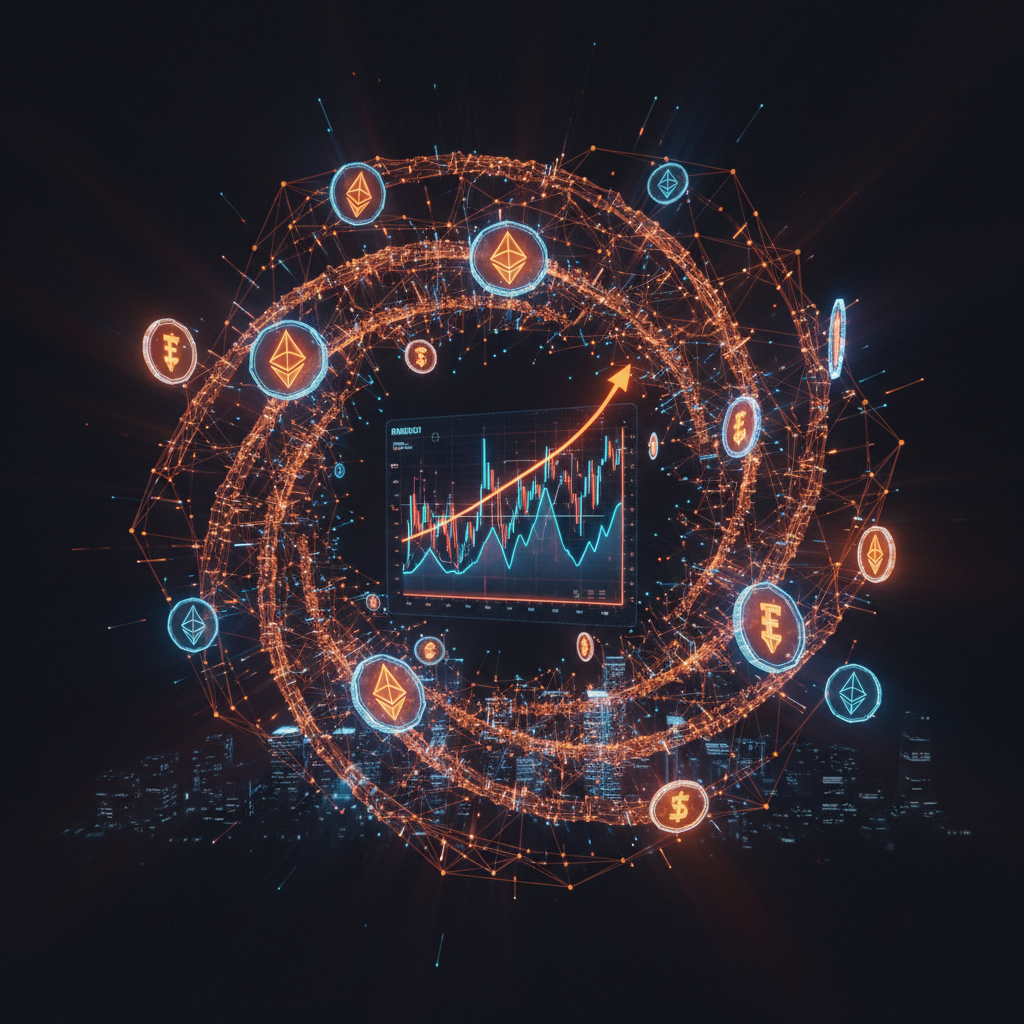Decentralized finance charts displaying surging Pendle daily volume across Ethereum yield pools.
